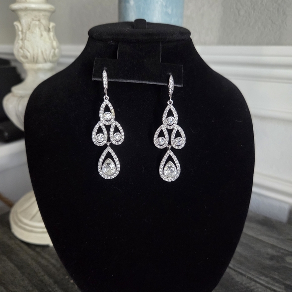 Givenchy Silver Drop Earrings - Picture 5 of 5